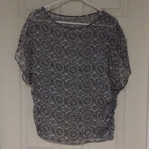 Sheer Patterned Top